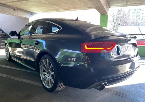 Audi A5 cena 57900 przebieg: 219000, rok produkcji 2013 z Warszawa małe 704